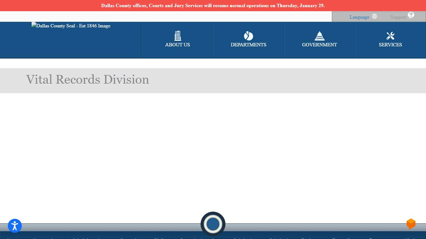 County Clerk Vital Records Division - Birth Certificates