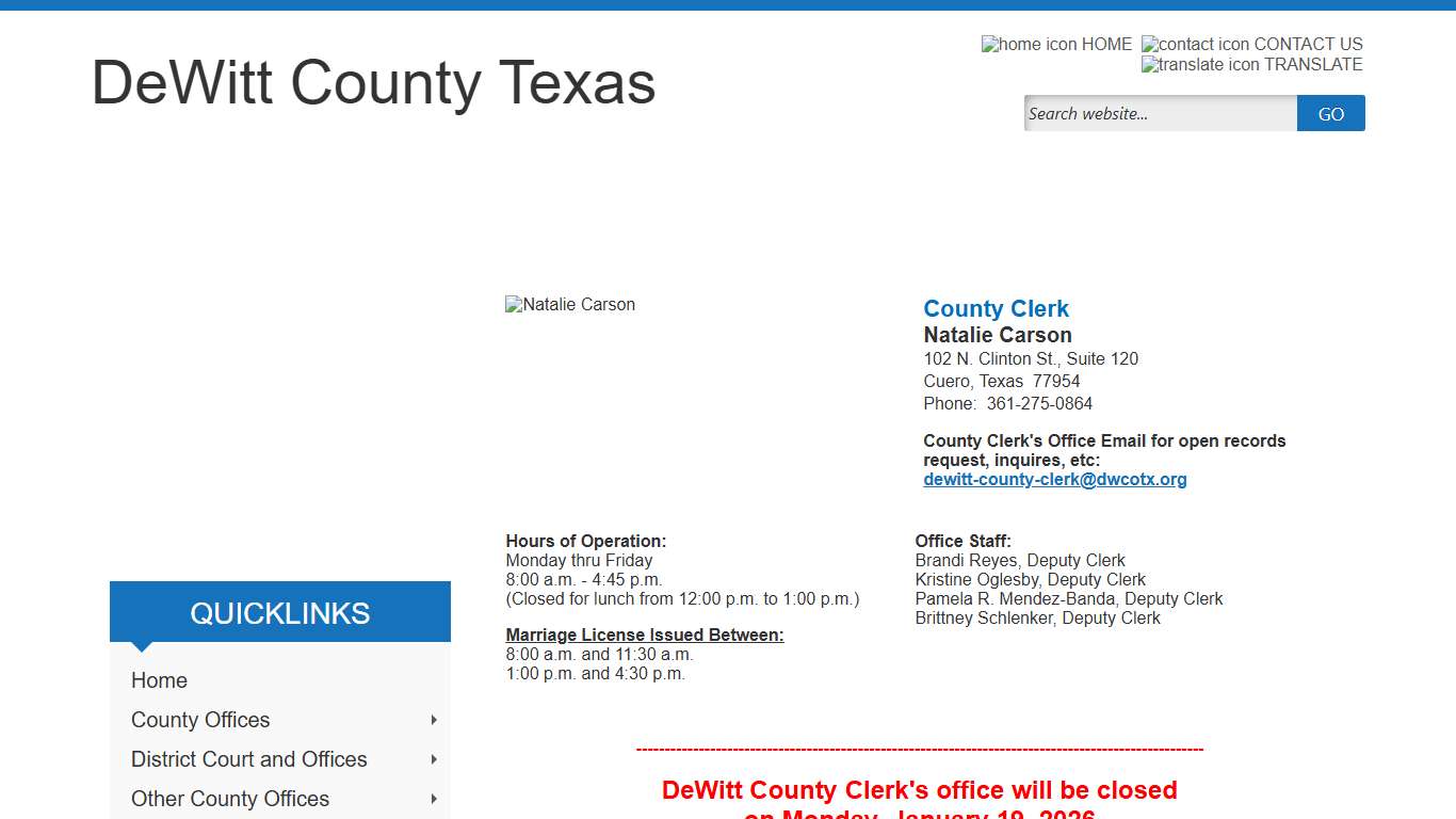 DeWitt County, Texas